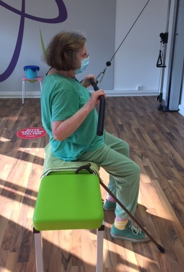 In der Praxis für Physiotherapie Mettmann wird auch trainiert